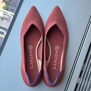 Rothy’s The Point in Copper (rare discontinued color), size 8.5